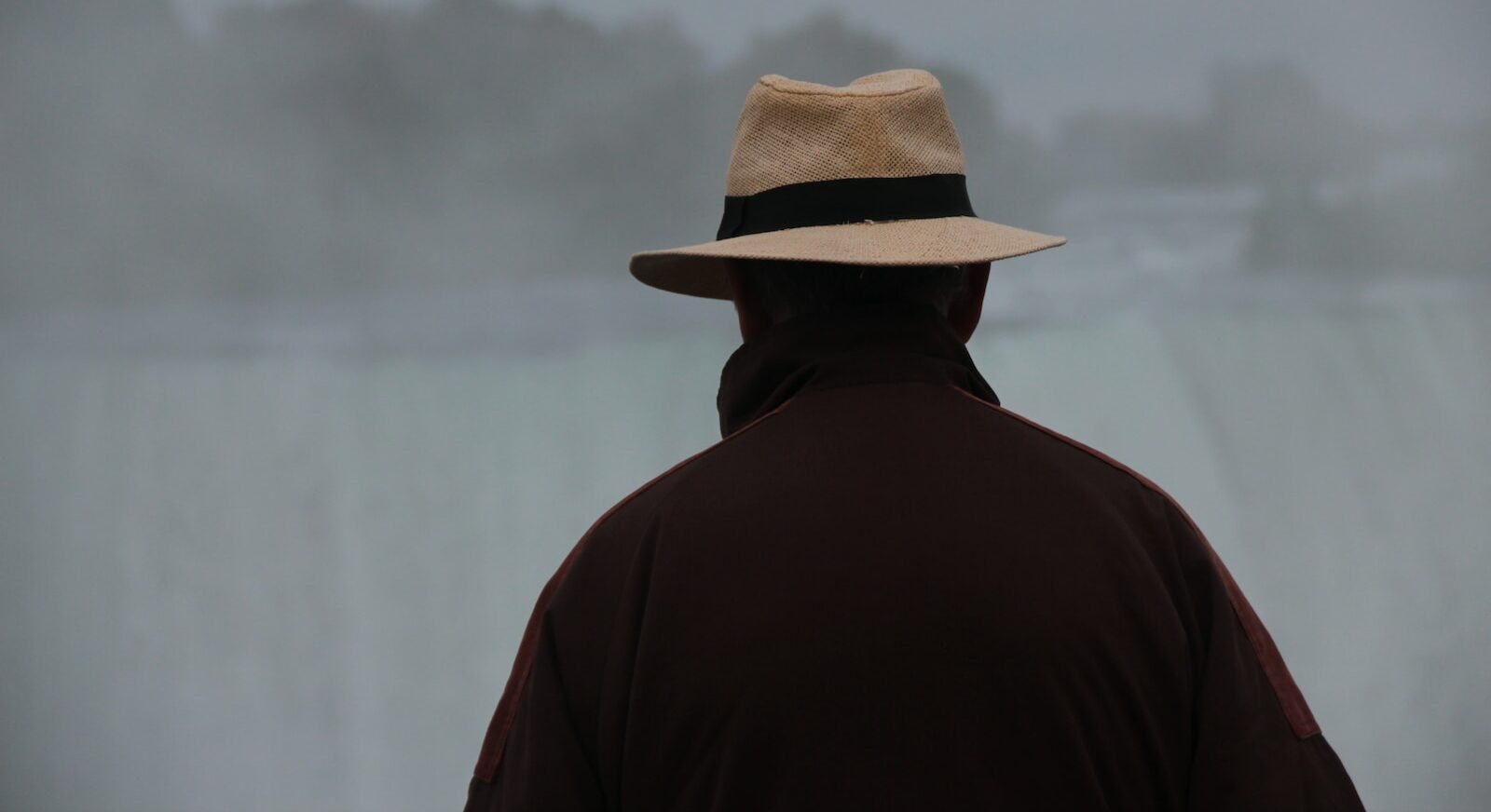 a man wearing a hat
